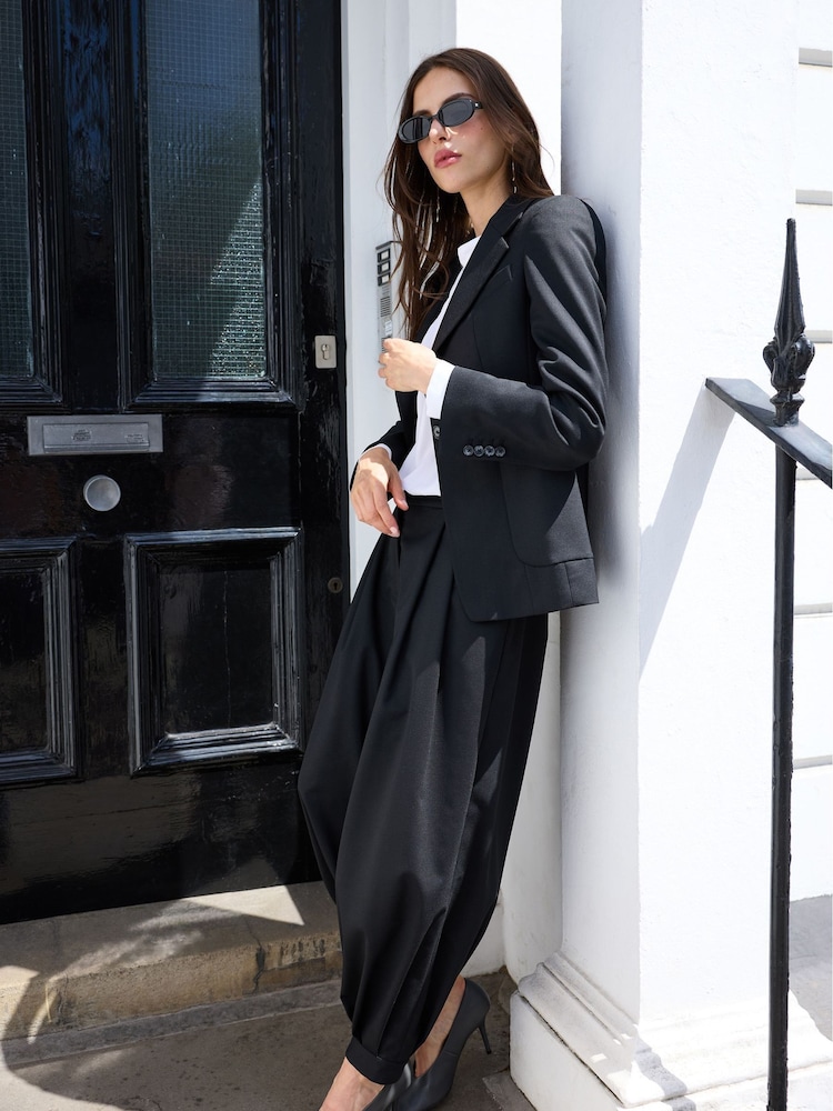 Baukjen Black Ceren Tailored Balloon Trousers - Image 1 of 5 Baukjen Black Ceren Tailored Balloon Trousers - Image 1 of 5