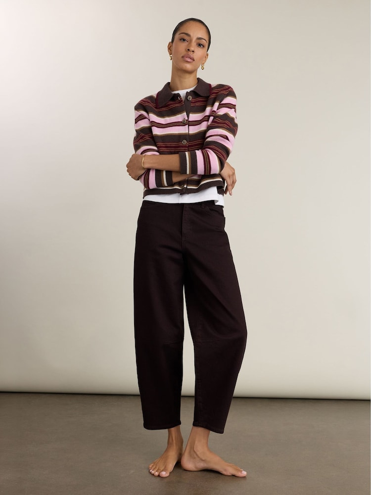 Baukjen Brown Nixi Barrel Leg Jeans - Image 1 of 4