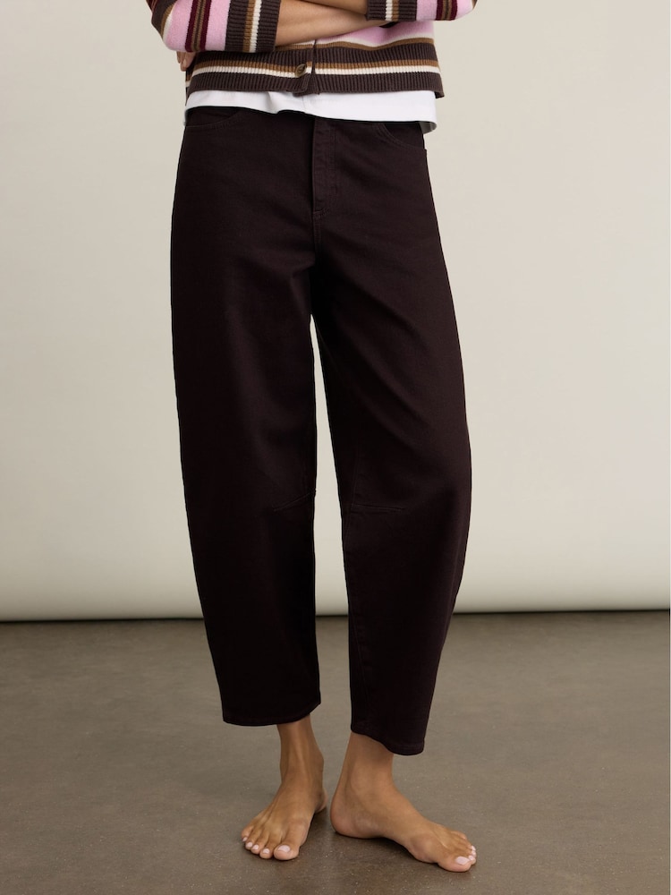 Baukjen Brown Nixi Barrel Leg Jeans - Image 2 of 4