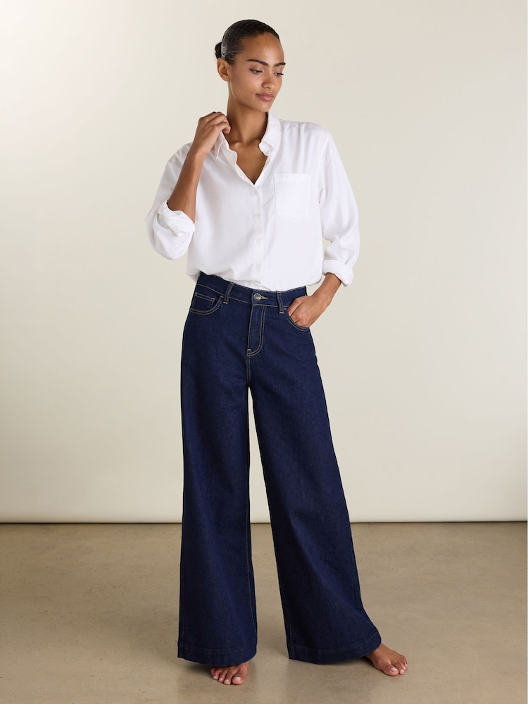 Baukjen Palmer High Waist Palazzo Jeans - Bild 1 von 5 Baukjen Palmer High Waist Palazzo Jeans - Bild 1 von 5