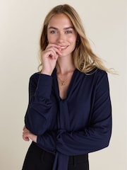 Baukjen Carina Tie Neck Blouse - Kuva 2 / 3