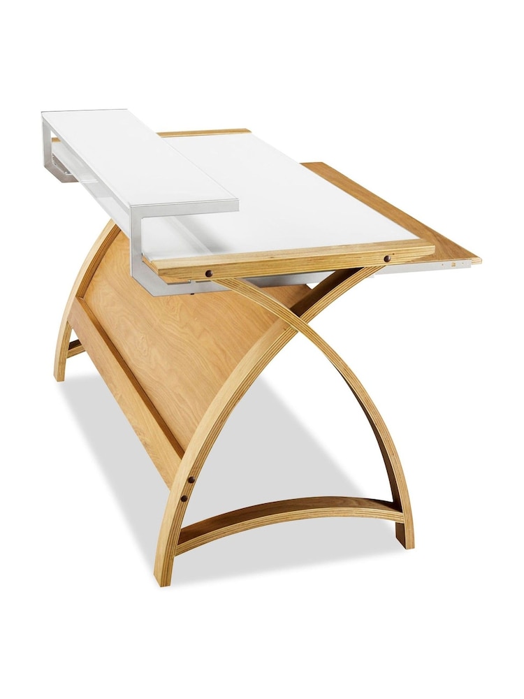 Jual Oak Helsinki Wooden Computer Desk - Image 2 of 3