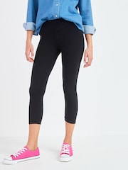 Black Cropped Leggings - Image 1 of 5