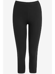 Black Cropped Leggings - Image 5 of 5