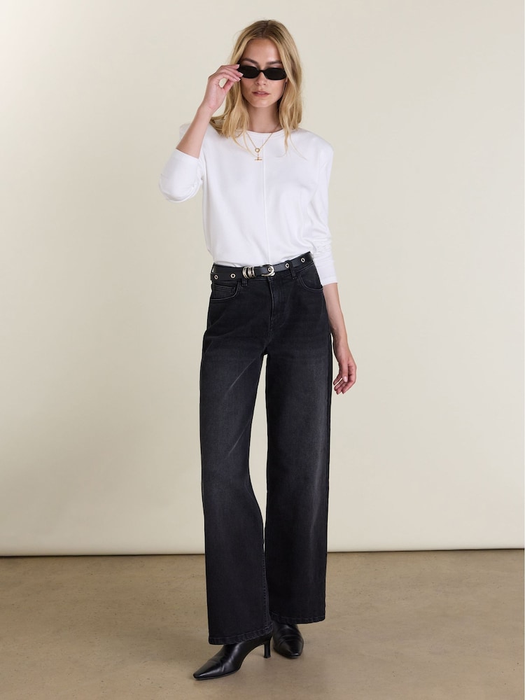 Baukjen White Alexa Strong Shoulder Top - Image 3 of 3 Baukjen White Alexa Strong Shoulder Top - Image 3 of 3