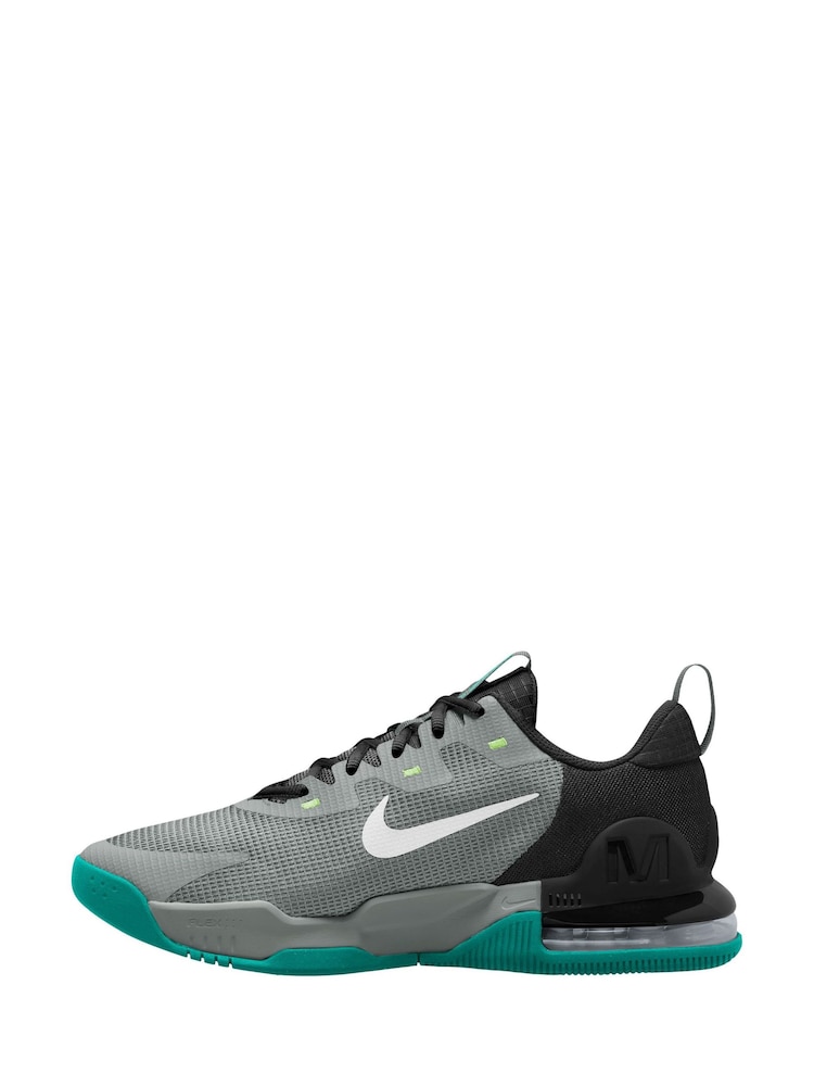 Nike Green Air Max Alpha 5 Training Trainers - Image 2 of 4