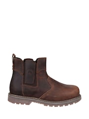 Amblers Safety Brown FS165 Pull-On Safety Dealer Boots - Image 1 of 5