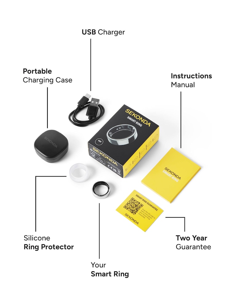 Sekonda Gold Tone Smart Ring - Image 11 of 11 Sekonda Gold Tone Smart Ring - Image 11 of 11
