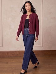 Roman Red Multi Button Knit Cardigan - Image 2 of 4