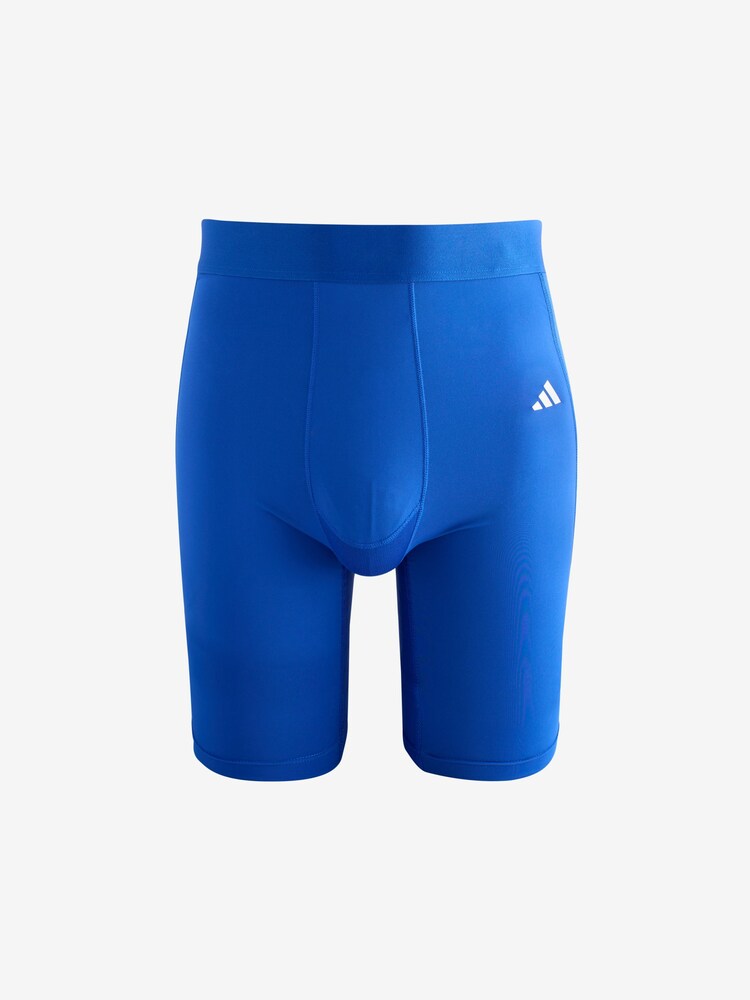 Blau - Adidas Techfit Aeroready Kurze Leggings - Bild 1 von 4