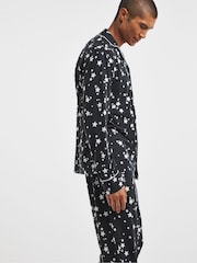 Simply Be Black Pretty Secrets Star Print Family Pyjamas - Image 3 of 4
