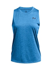 Under Armour Sky Blue Tech Twist Tank - Image 1 of 4