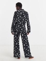 Simply Be Black Pretty Secrets Star Print Family Pyjamas - Image 2 of 4