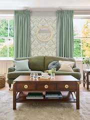 Laura Ashley Dark Chestnut Balmoral 3 Drawer Coffee Table - Image 1 of 6
