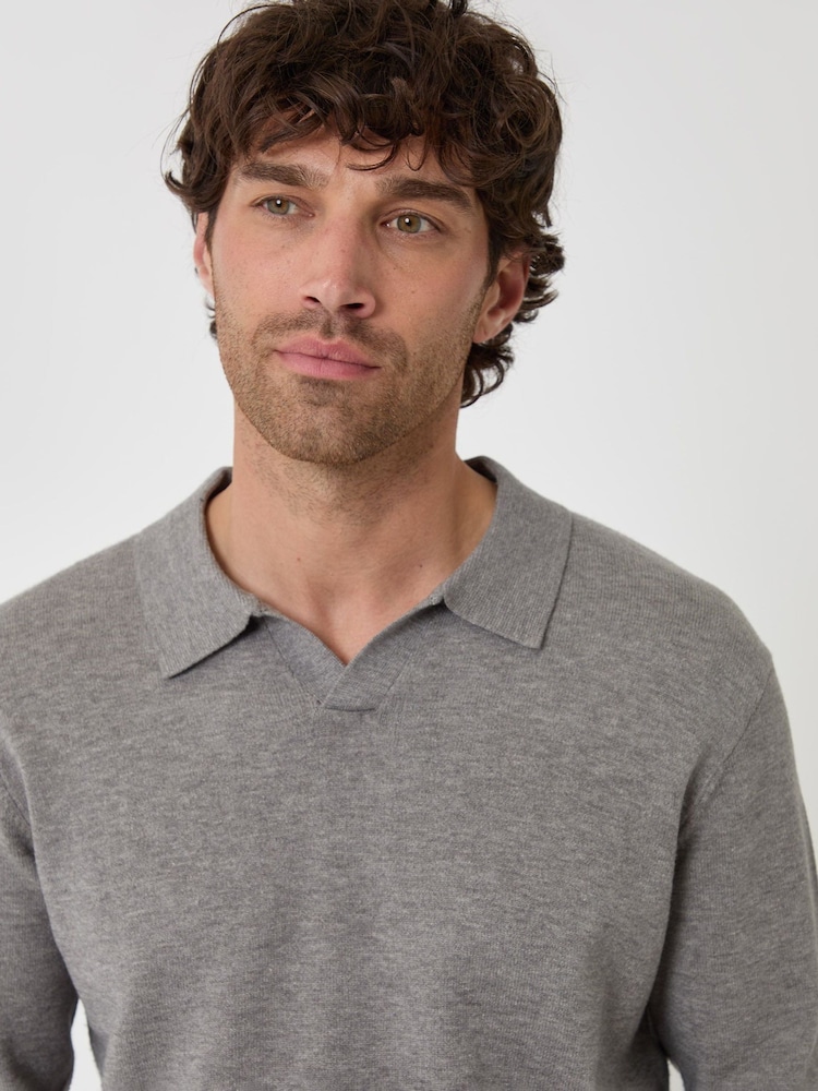 Threadbare Grey Super Soft Trophy Neck Sweatshirt - Image 4 of 4 Threadbare Grey Super Soft Trophy Neck Sweatshirt - Image 4 of 4