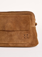 Smeđa - Lakeland Leather Torba sa kaišem preko tela Stavelei - Slika 4 od 5