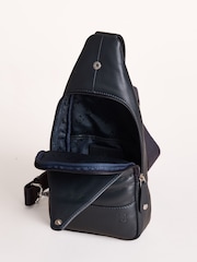 Blau - Lakeland Leather Langham Sling Backpack - Bild 4 von 6