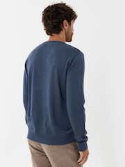 Threadbare Blue Jersey Crew Neck Jumper - Image 2 of 5