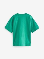 Green Tiger Skateboard Short Sleeves Graphic 100% Cotton T-Shirt (3-16yrs) - Image 2 of 3