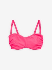 Pink Bandeau Top Bella DD+ Bikini Top - Image 4 of 4