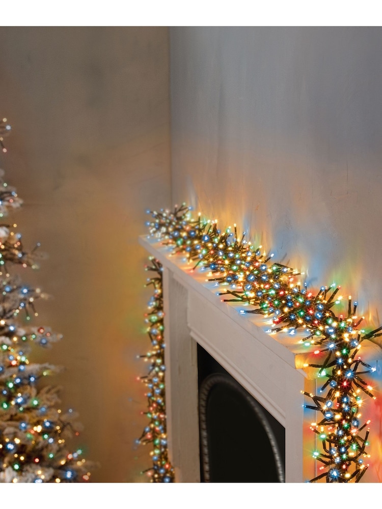Premier Decorations Ltd Rainbow Clusters Timer 720 Christmas Line Lights - Image 1 of 2