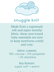 aden + anais™ Grey Snuggle Knit™ Large Blanket - Image 3 of 3