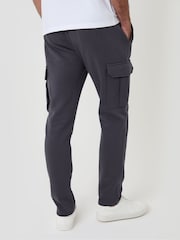 Threadbare Grey Cotton Rich Cargo Joggers - Image 3 of 5
