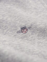 GANT Grey Shield Logo Hoodie - Image 2 of 2