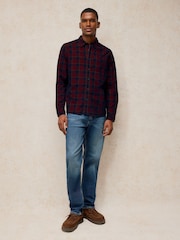 White Stuff Red Bruton Cord Check Shirt - Image 1 of 6