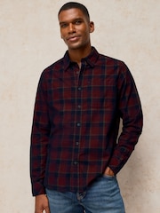 White Stuff Red Bruton Cord Check Shirt - Image 2 of 6