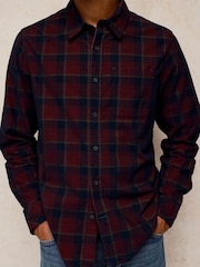 White Stuff Red Bruton Cord Check Shirt - Image 4 of 6