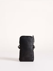 Lakeland Leather Black Bowston Phone Bag - Image 3 of 6