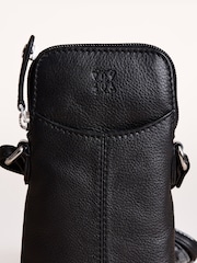 Lakeland Leather Black Bowston Phone Bag - Image 5 of 6