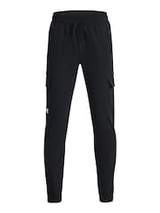 Under Armour Pennant Woven Cargo Black Joggers - Image 1 of 2