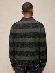 White Stuff Green Buckley Striped Rugby Jumper - Image 2 of 6