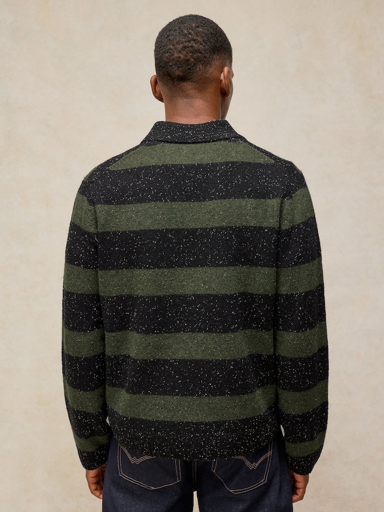 White Stuff Green Buckley Striped Rugby Jumper - Image 2 of 6 White Stuff Green Buckley Striped Rugby Jumper - Image 2 of 6