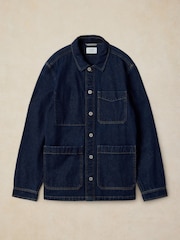 White Stuff Blue Westgate Denim Workwear Jacket - Image 6 of 6