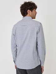 Grau - Threadbare Regular Fit Cotton Oxford Shirt - Bild 2 von 4