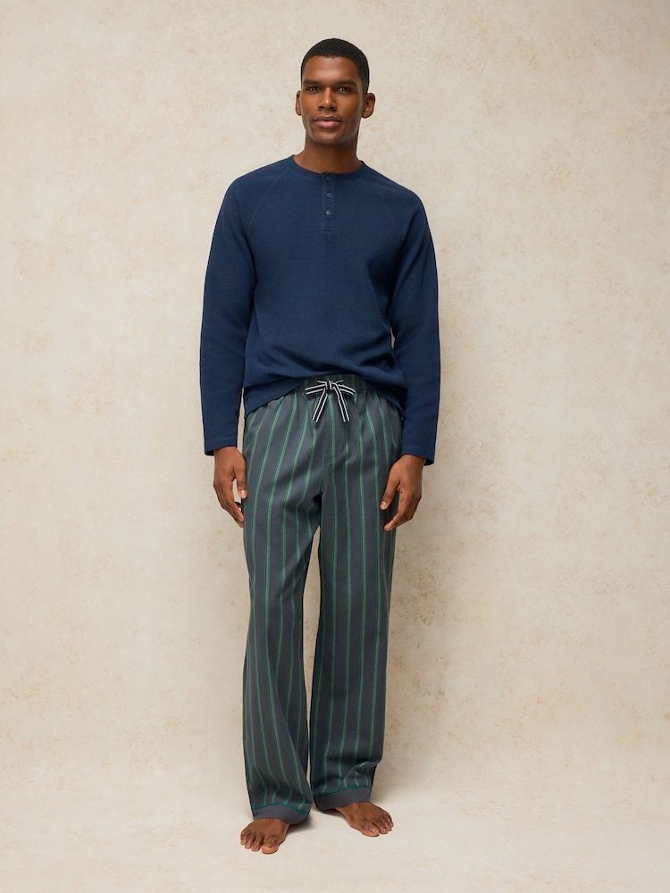White Stuff Grey Wells Stripe  Pyjama Bottoms - Image 1 of 6