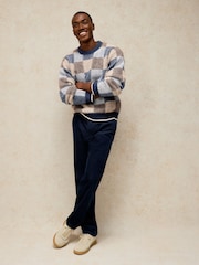 Natural - White Stuff Barnes Buffalo camisola xadrez - Imagem 3 de 6