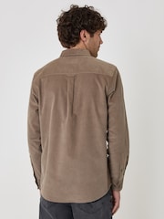 Threadbare Brown Corduroy Shirt - Image 3 of 4