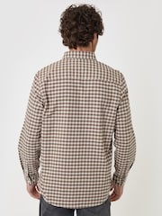 Braun - Threadbare Regular Fit Cotton Oxford Shirt - Bild 3 von 5