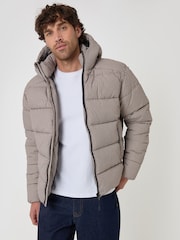 Threadbare Showerproof Hooded Puffer Coat - Slika 1 od 5