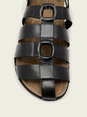 AllSaints Black Randal Ring Sandals - Image 5 of 6