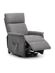 Julian Bowen Grey Helena Recliner Chair - Image 2 of 7