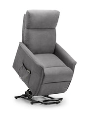 Julian Bowen Grey Helena Recliner Chair - Image 3 of 7