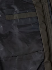 Threadbare Green Showerproof Hooded Puffer Coat with Adjustable Waist - Image 5 of 5