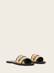 AllSaints Black Hoxton Sliders - Image 3 of 6