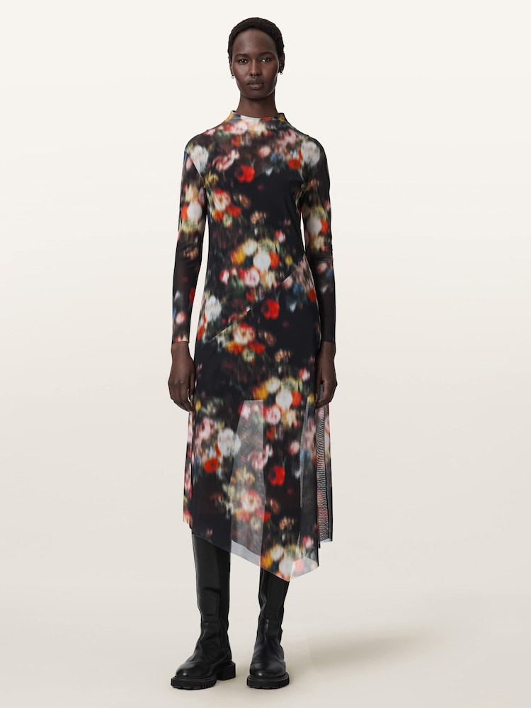 AllSaints Black Gracie Dress - Image 2 of 5