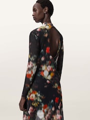 AllSaints Black Gracie Dress - Image 3 of 5